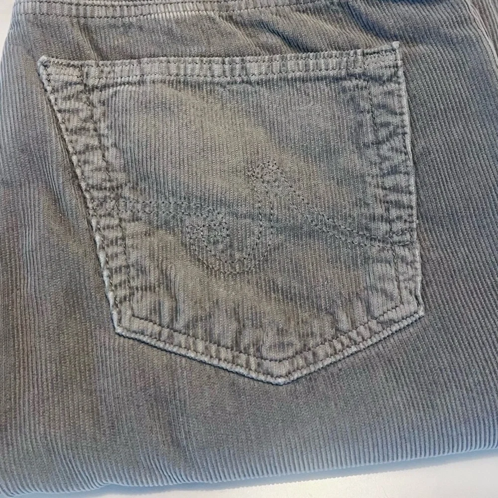 Men’s AG Adriano Goldschmied Gray Corduroy Pants 32x34 - Picture 1 of 4